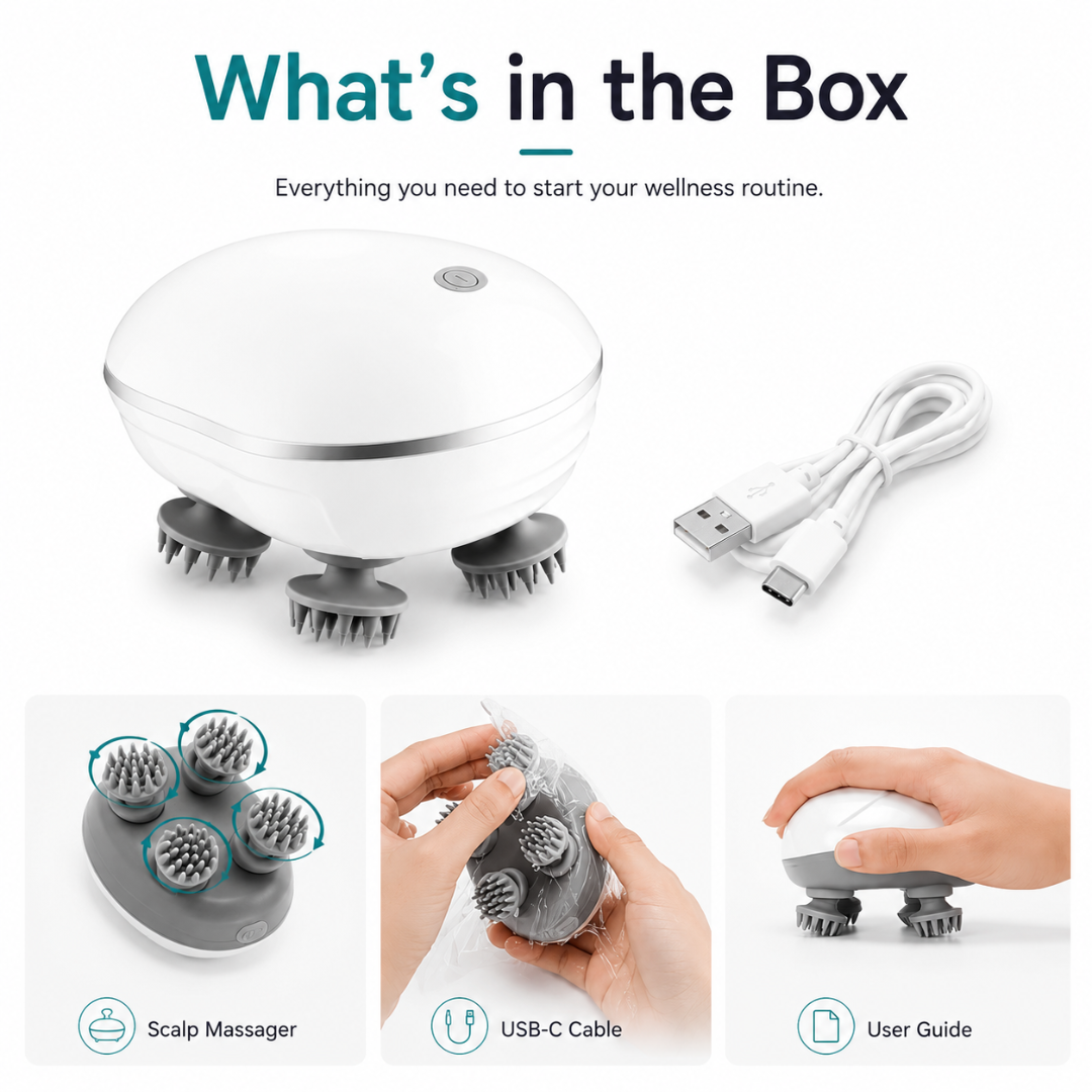 VOSSILO Ritual — Smart Scalp Massager