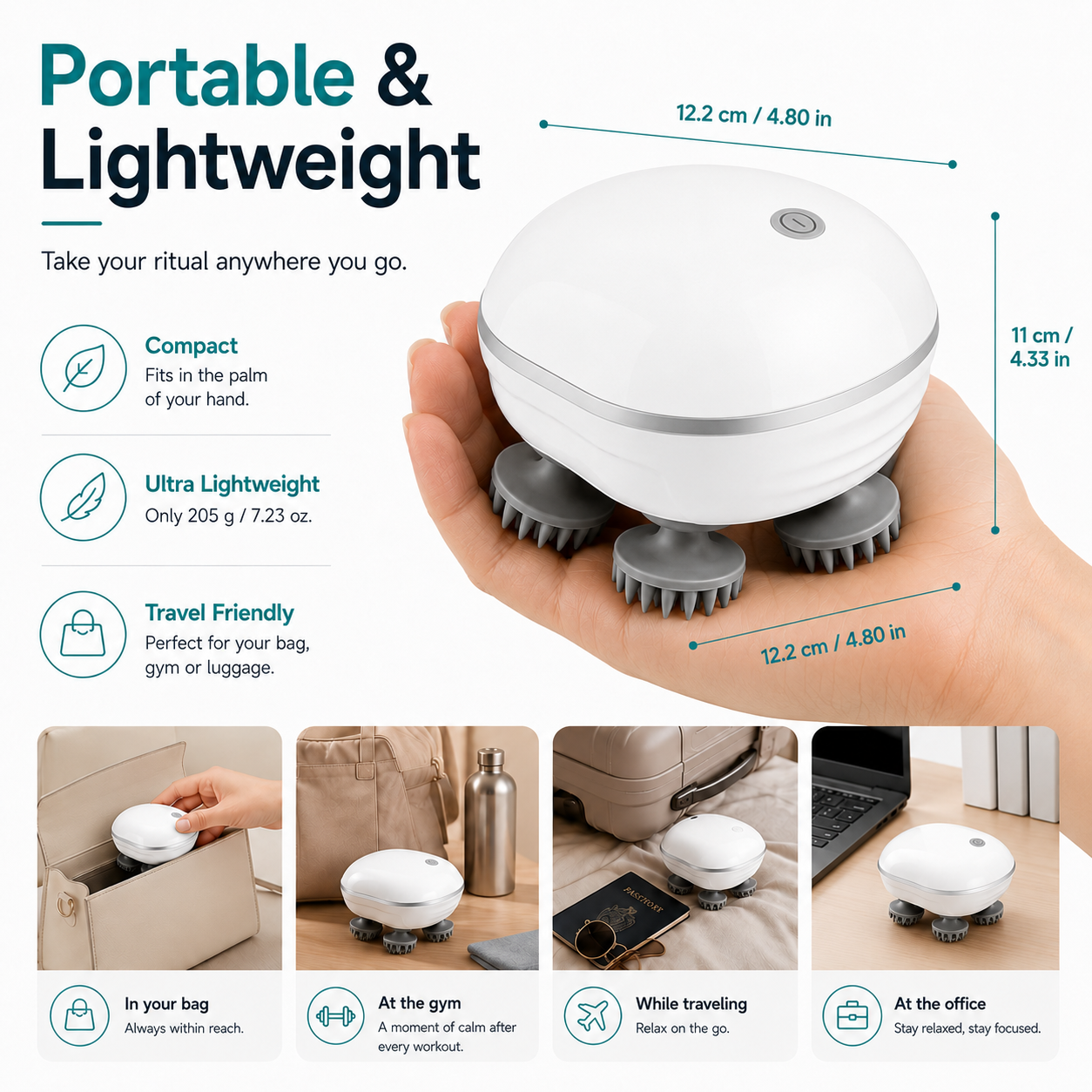 VOSSILO Ritual — Smart Scalp Massager