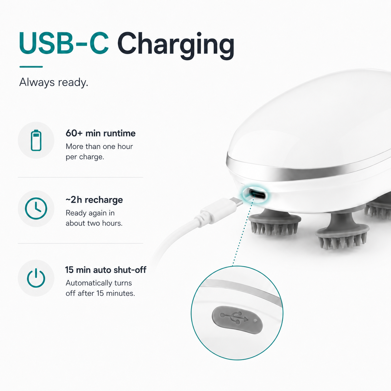 VOSSILO Ritual — Smart Scalp Massager